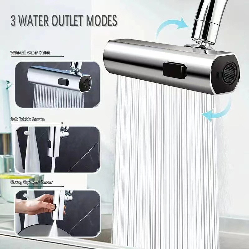 Home Bathroom Taps - New 3 Modes Kitchen Faucet Universal