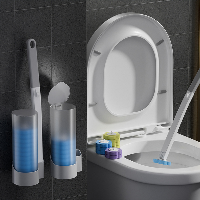 Home Bathroom Upgrades - 18/36Pcs Toilet Brush With Disposable Replacement