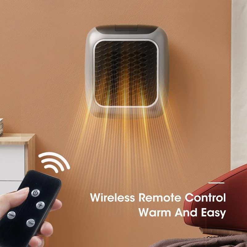 Home Bathroom Exhaust Fan - PTC Ceramic Heater Wall Mount Desktop