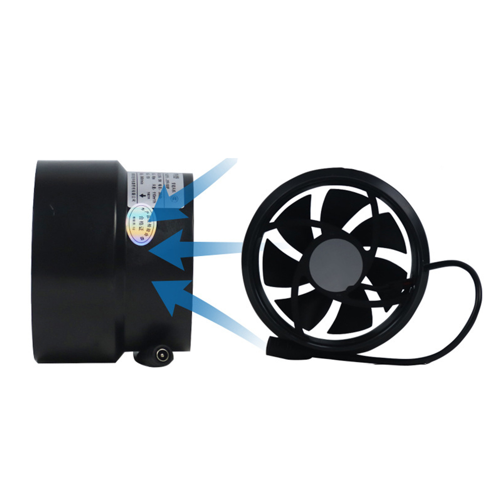 Home Bathroom Exhaust Fan - 12V Duct Fan Ventilation Exhaust Fan