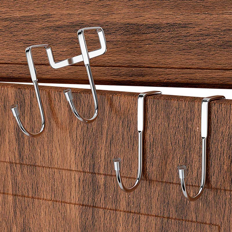 Home Bathroom Furniture - 5PC 304 Stainless Steel Hook Free