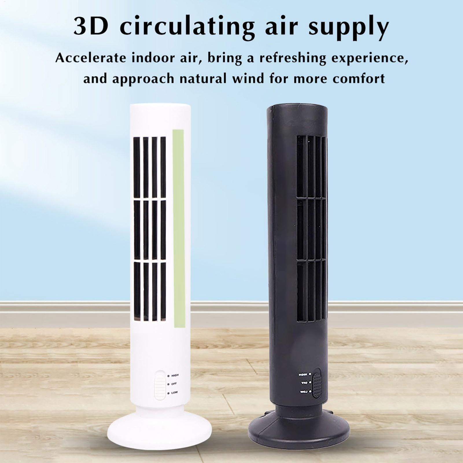 Home Bathroom Exhaust Fan - Tower Fan Plug-in Bedside Space Saving