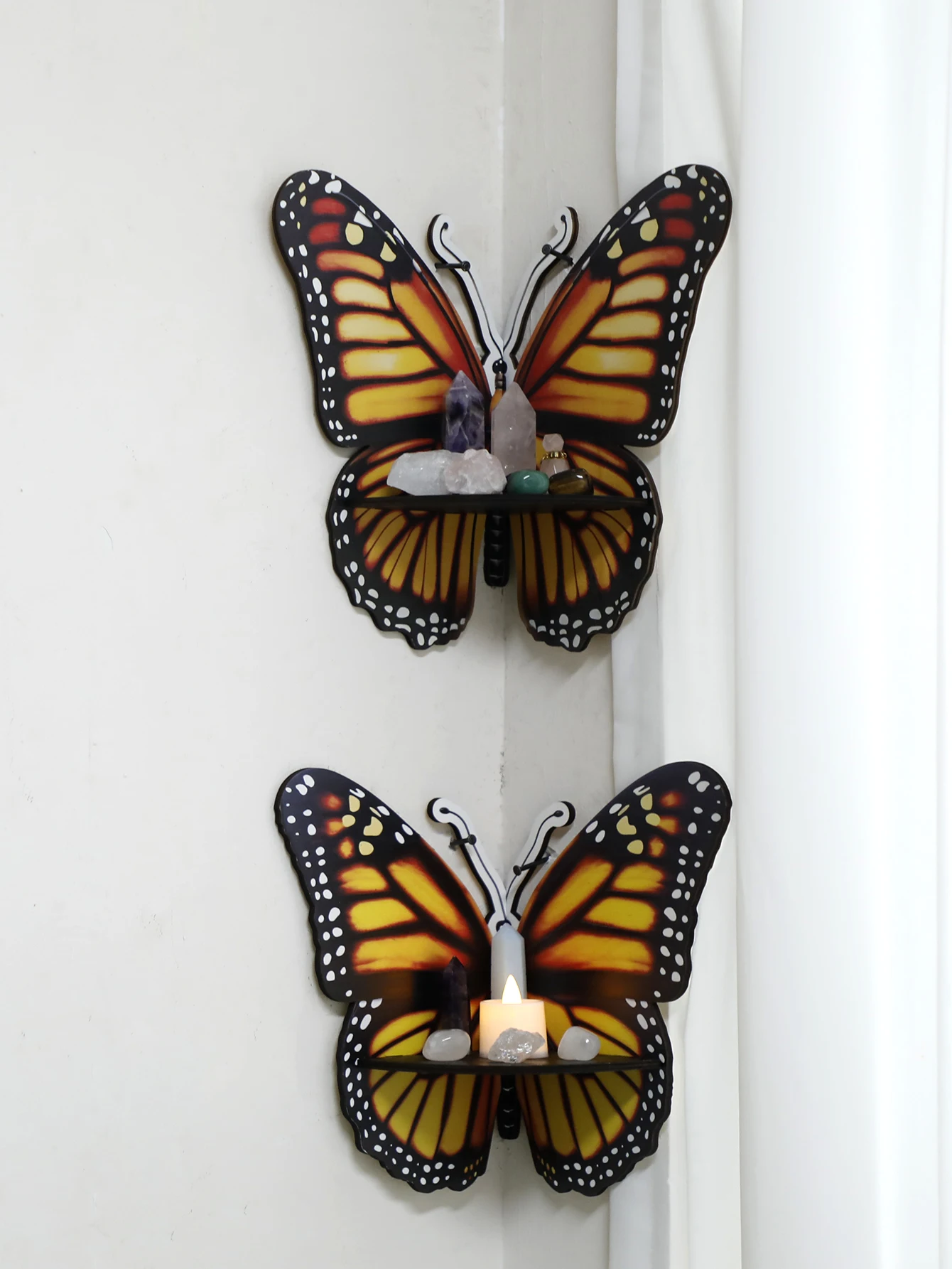 Three Color Butterfly Crystal  - огляд і ціна Home Essentials Bathroom Rack