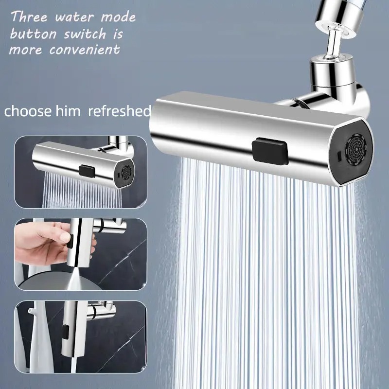 New 3 Modes Kitchen Faucet Uni - огляд і ціна Home Bathroom Taps