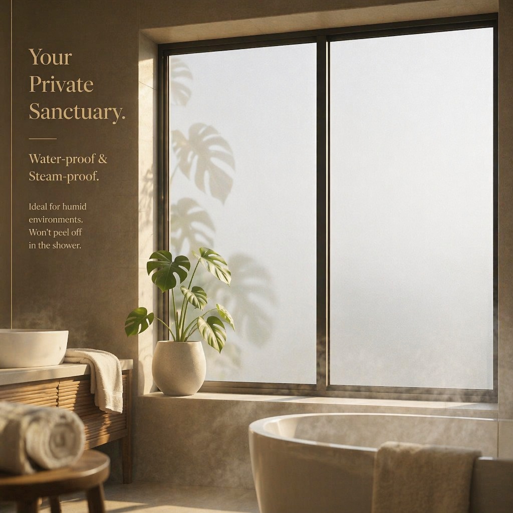 Frosted Privacy Window Film Tr - огляд і ціна Home Bathroom Window