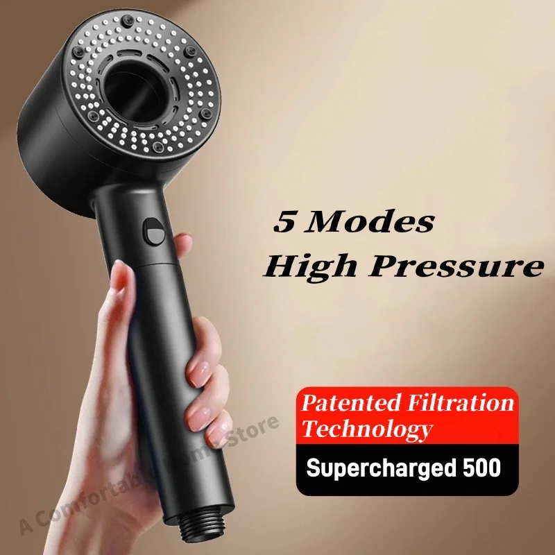 5 Modes Shower Head High Press - огляд і ціна Home Bathroom Upgrades