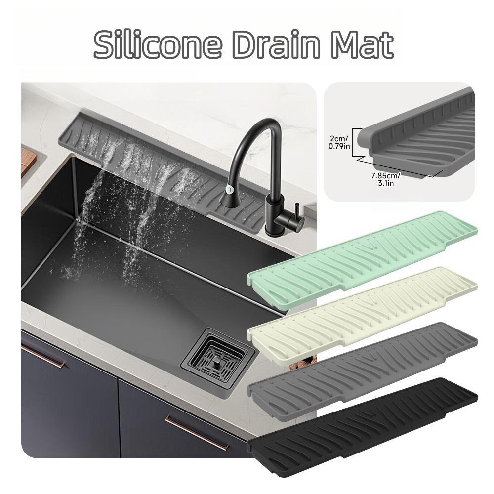 New Silicone Drain Mat Anti-sl - огляд і ціна Home Bathroom Taps
