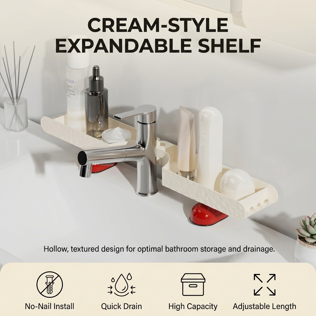 Bathroom Organizer Cosmetic St - огляд і ціна Home Essentials Bathroom Rack