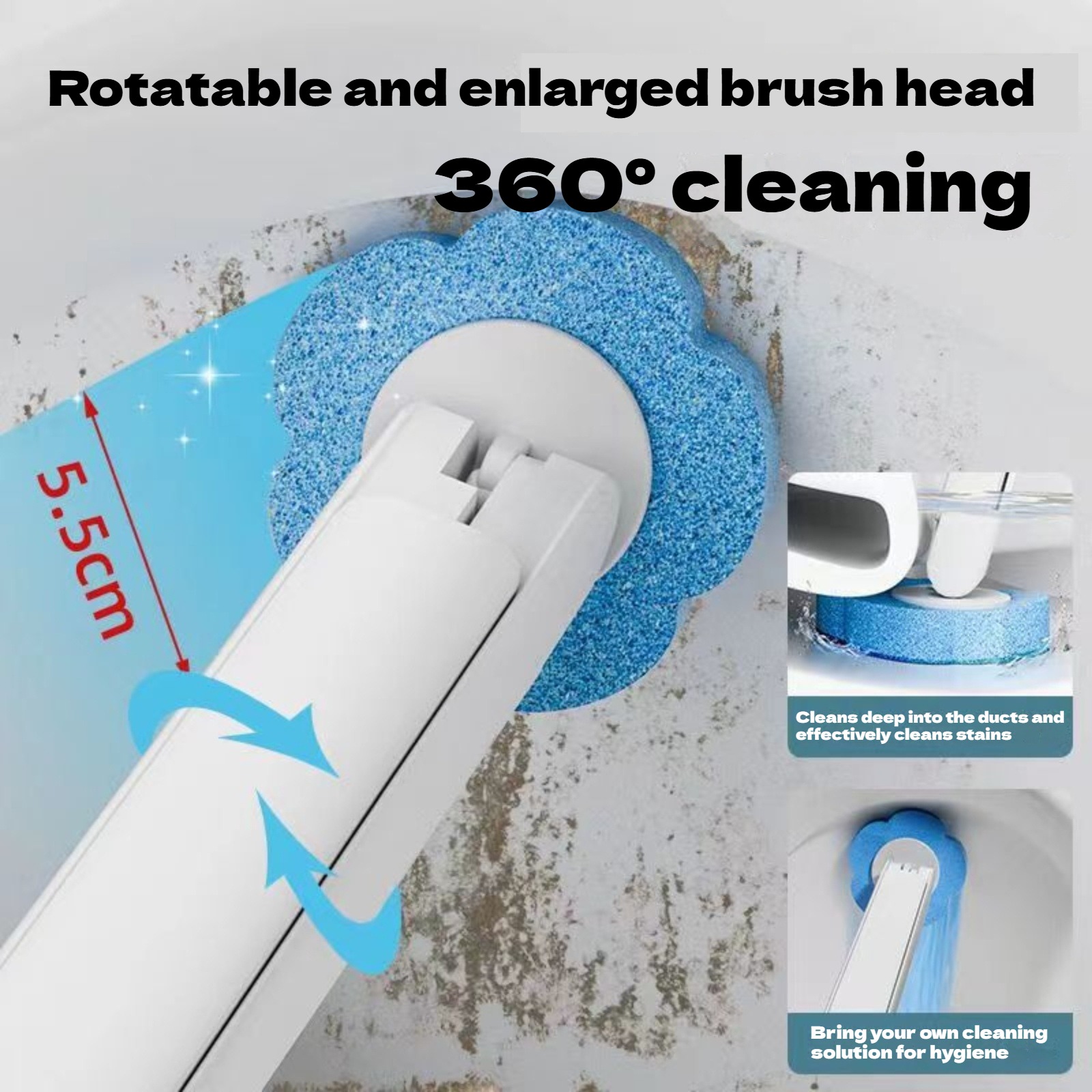 18/36Pcs Toilet Brush With Dis - огляд і ціна Home Bathroom Upgrades
