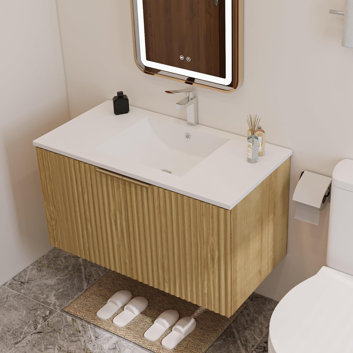 Modern Floating Bathroom Vanit - огляд і ціна Home Bathroom Vanity