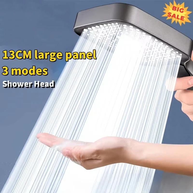 Large Panel Shower Head 13cm H - огляд і ціна Home Bathroom Upgrades
