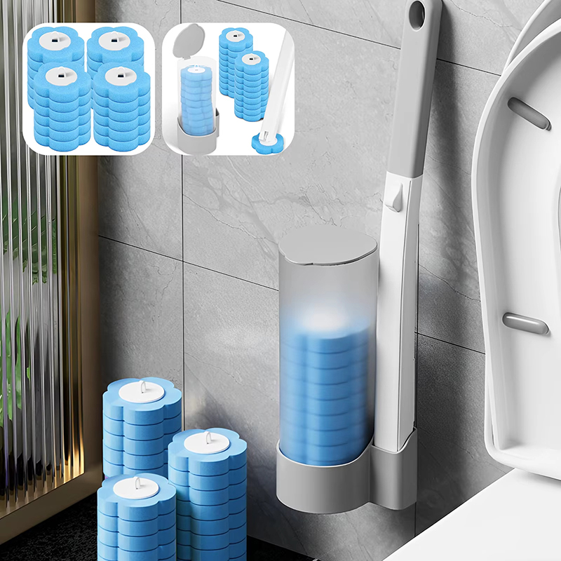 12/18Pcs Toilet Brush With Dis - огляд і ціна Home Bathroom Upgrades