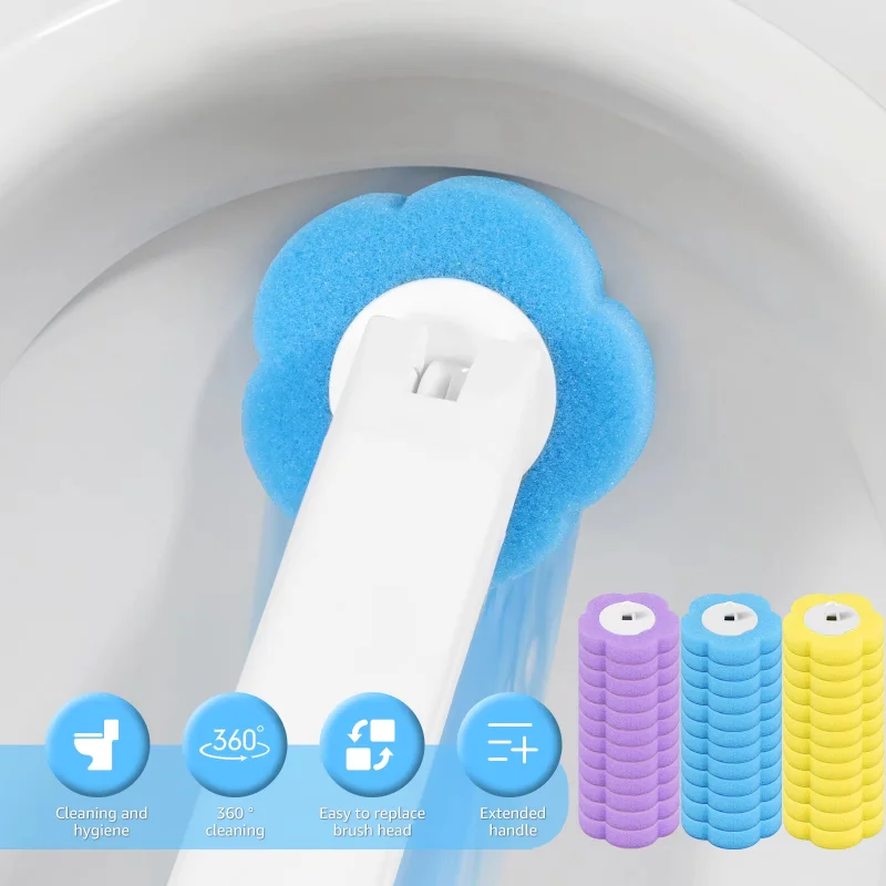 12/18Pcs Toilet Brush With Dis - огляд і ціна Home Bathroom Upgrades