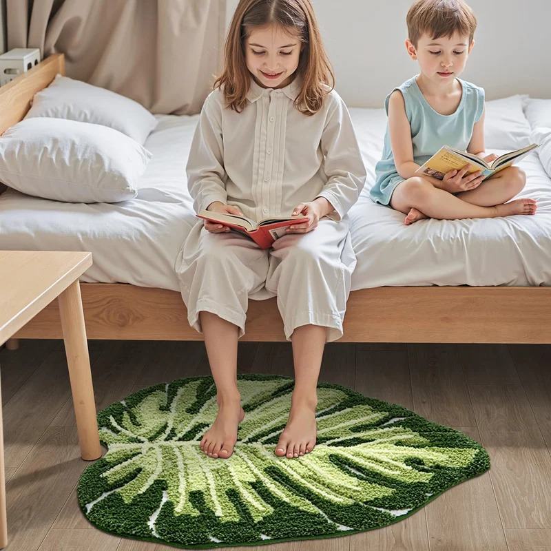 VIKAMA Non-Slip Bath Mat Green - огляд і ціна Zara Home Bathroom Rug