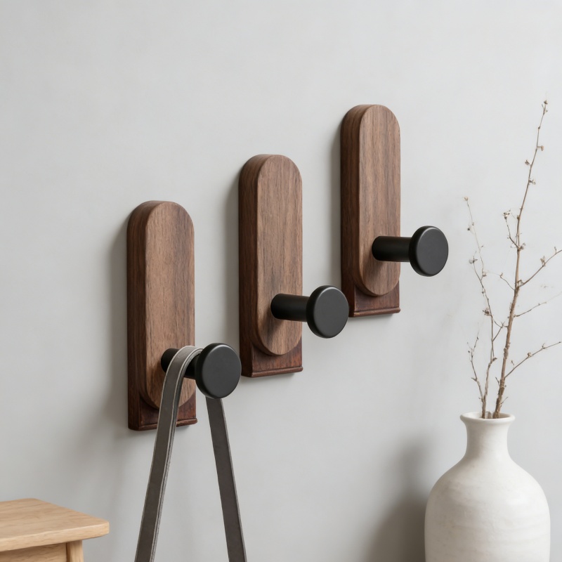 Punch Free Self Adhesive Walnu - огляд і ціна Robe Hook Adhesive