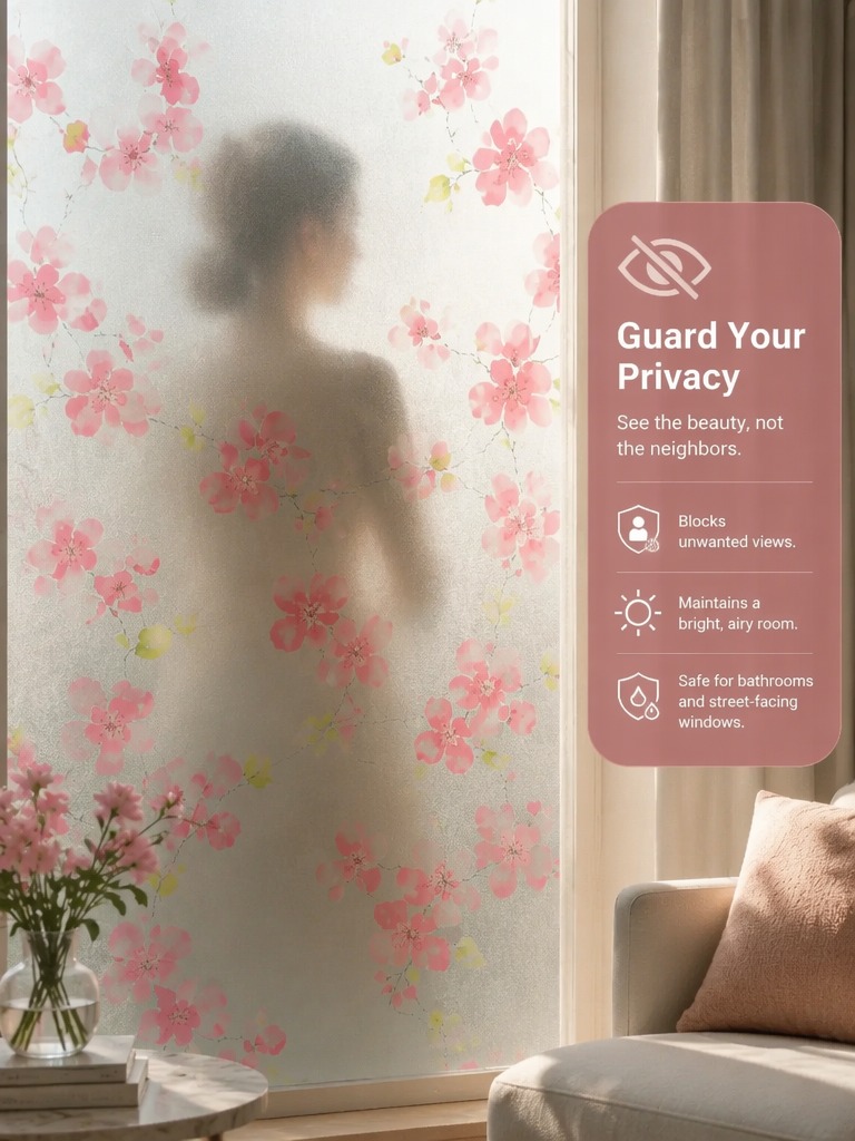 Frosted Privacy Window Film Tr - огляд і ціна Home Bathroom Window