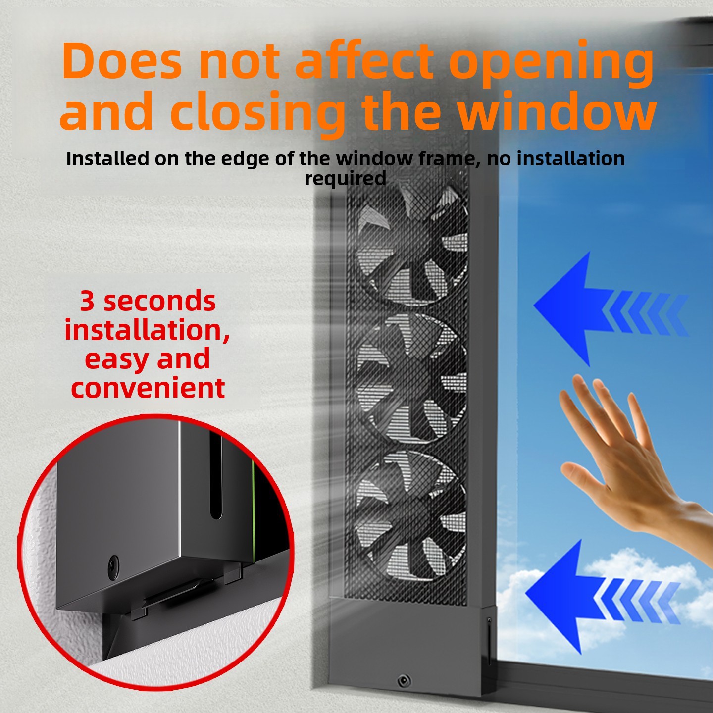 Tool-Free Window Exhaust Fan – - огляд і ціна Home Bathroom Exhaust Fan