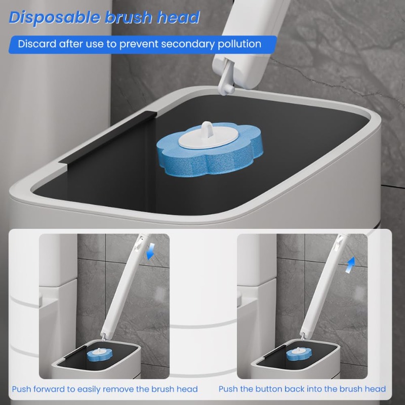 Toilet Brush with Disposable R - огляд і ціна Home Bathroom Upgrades