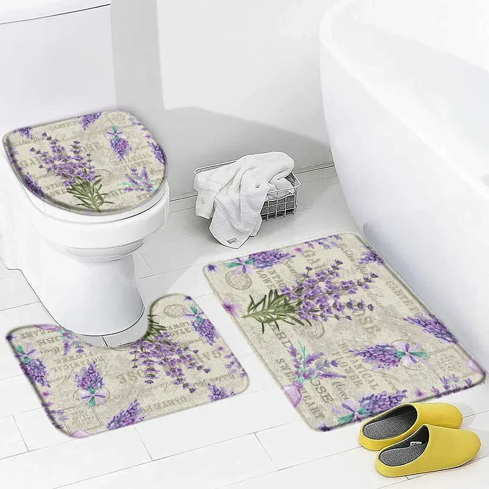 Purple Lavender Bath Mat Set N - огляд і ціна Zara Home Bathroom Rug