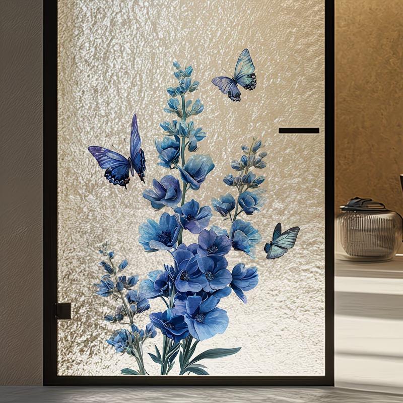 Removable Rose Glass Stickers  - огляд і ціна Home Bathroom Window