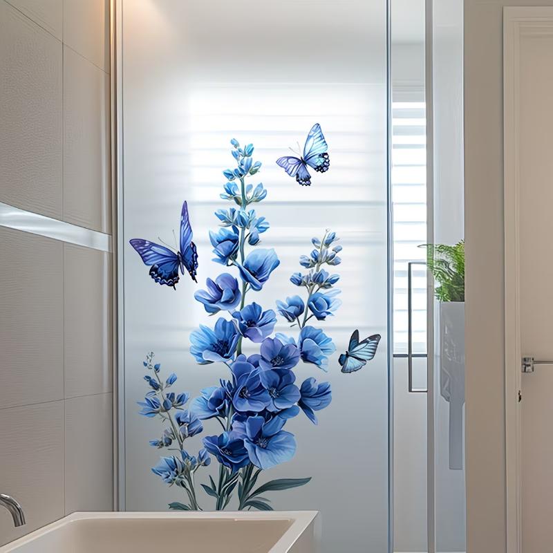 Removable Rose Glass Stickers  - огляд і ціна Home Bathroom Window