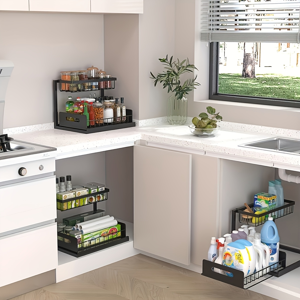 Under Sink Kitchen Storage Rac - огляд і ціна Home Essentials Bathroom Rack