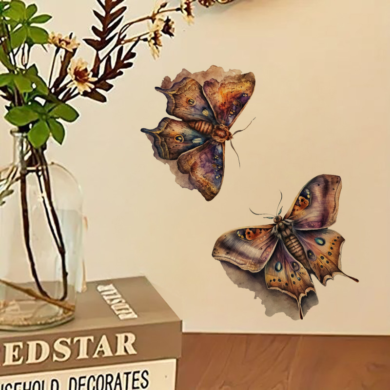 Beautiful Gothic Moth Sticker, - огляд і ціна Home Bathroom Window