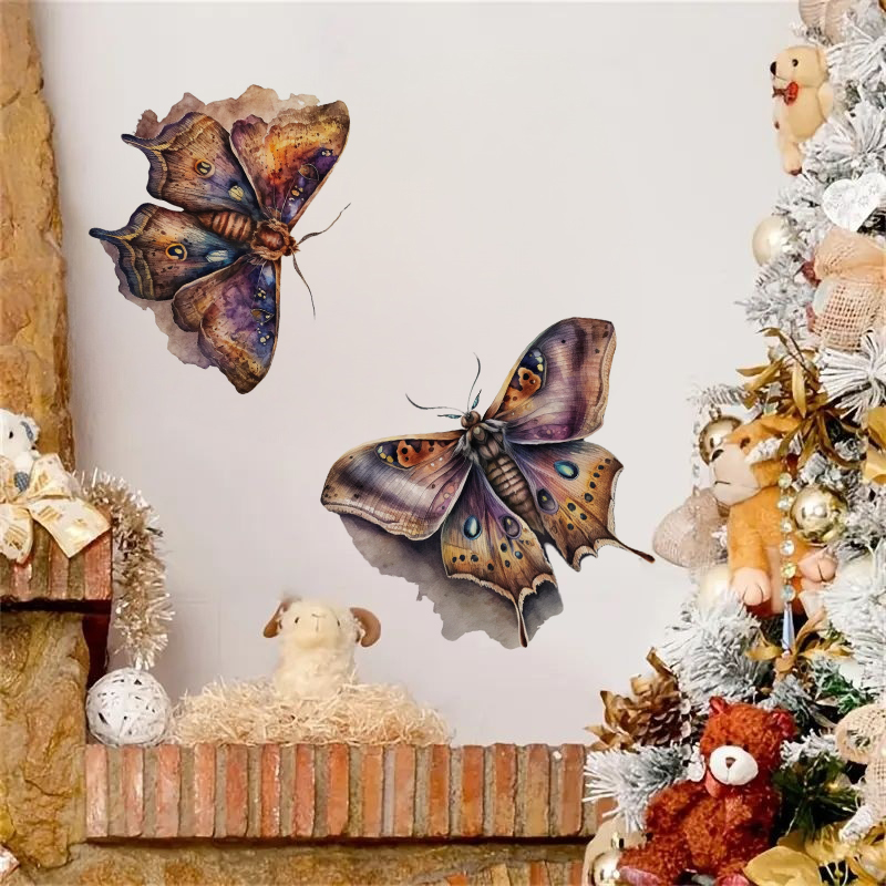 Beautiful Gothic Moth Sticker, - огляд і ціна Home Bathroom Window