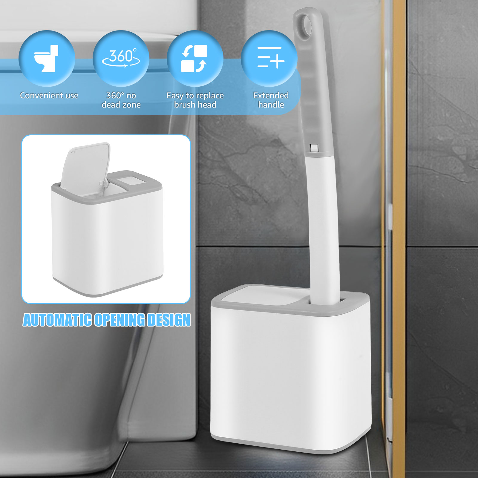18/36Pcs Toilet Brush With Dis - огляд і ціна Home Bathroom Upgrades