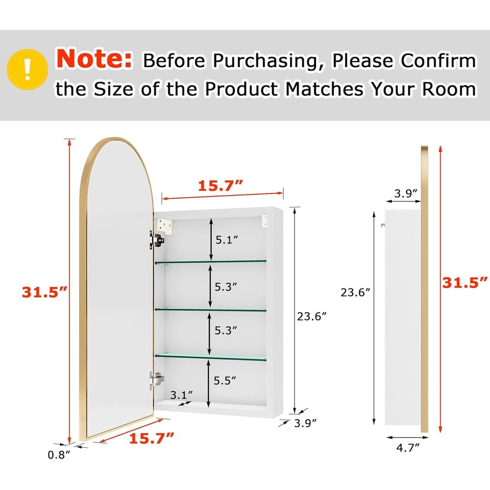 Luxurious Arched Gold Bathroom - огляд і ціна Home Bathroom Furniture