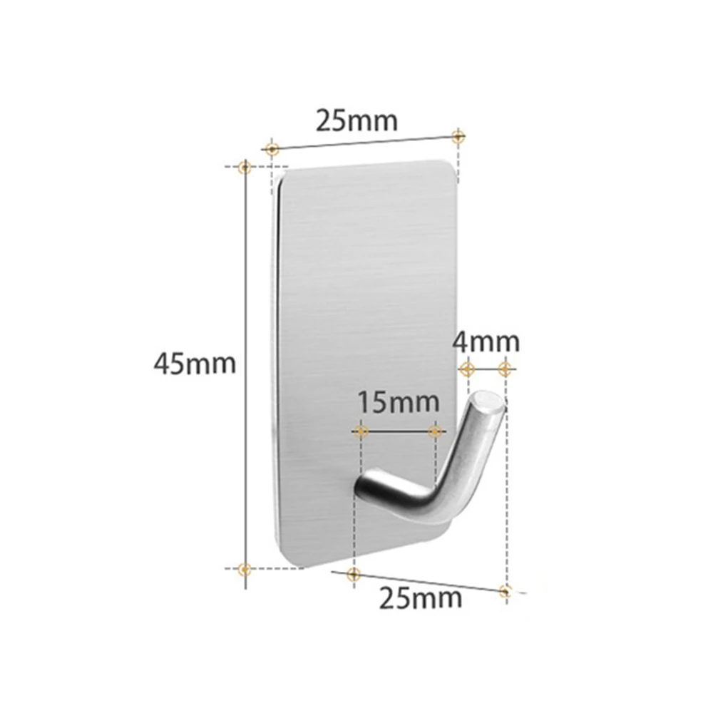 1-10Pcs Self Adhesive Hook Sta - огляд і ціна Robe Hook Adhesive