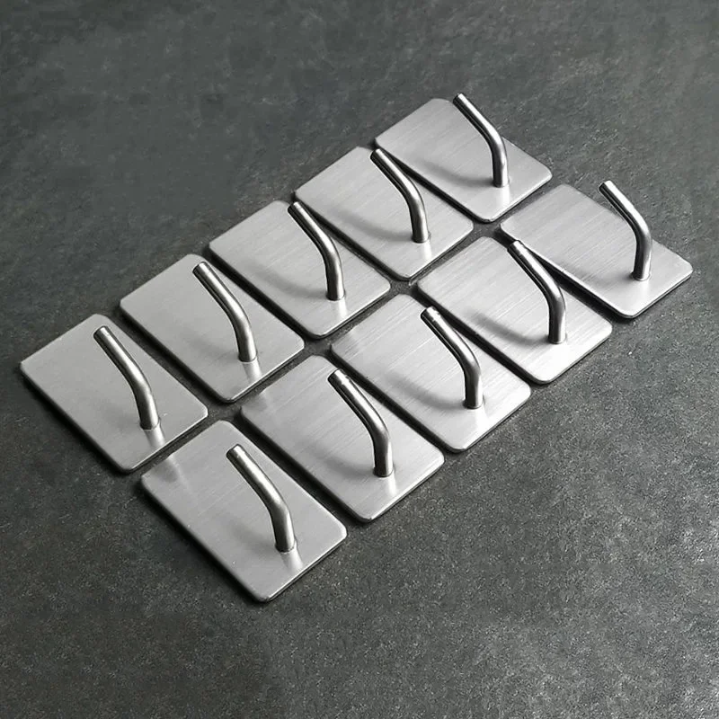1-10Pcs Self Adhesive Hook Sta - огляд і ціна Robe Hook Adhesive