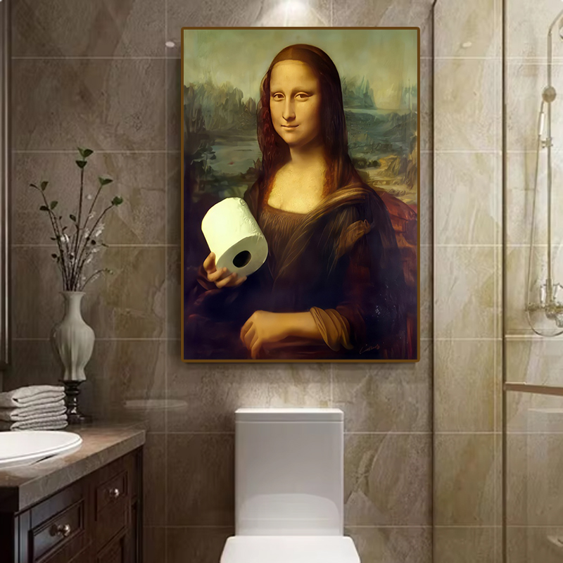 1pc Funny Abstract Bathroom To - огляд і ціна Home Bathroom Furniture