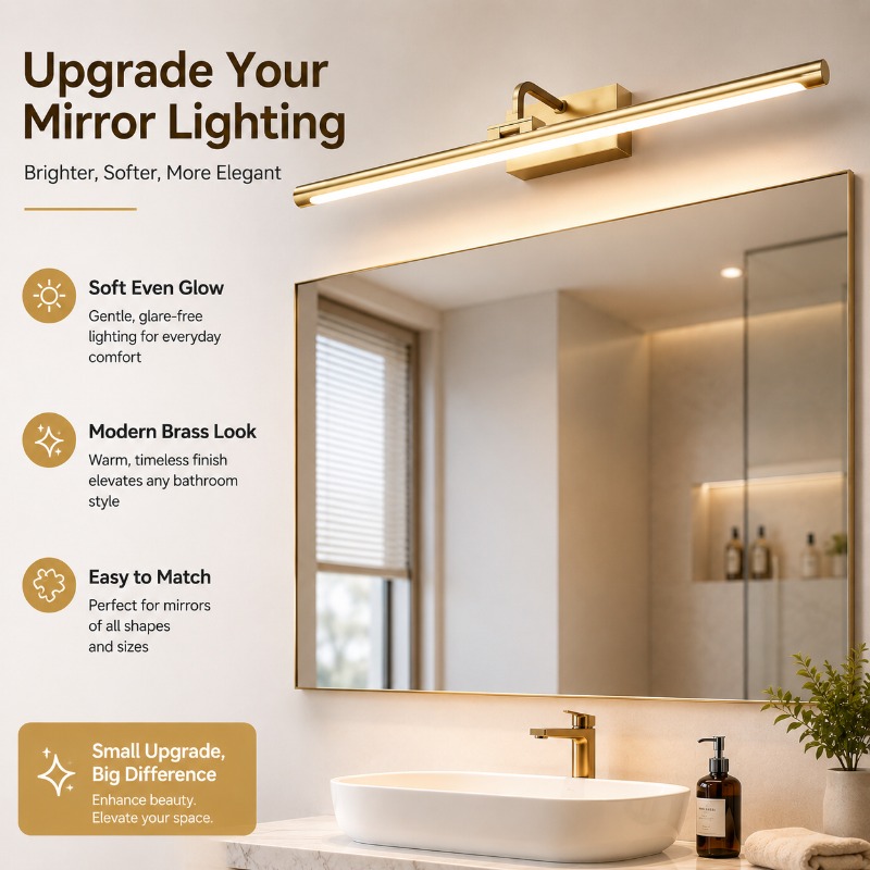 40cm 55cm 70cm Vintage LED Van - огляд і ціна Home Bathroom Vanity
