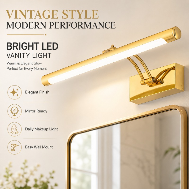 40cm 55cm 70cm Vintage LED Van - огляд і ціна Home Bathroom Vanity