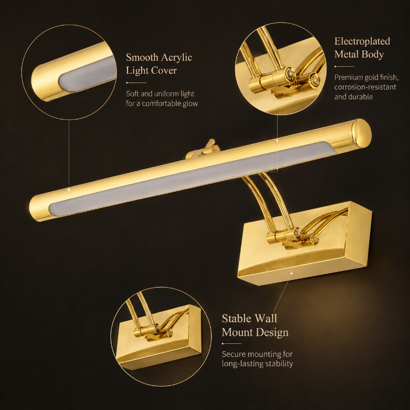 40cm 55cm 70cm Vintage LED Van - огляд і ціна Home Bathroom Vanity