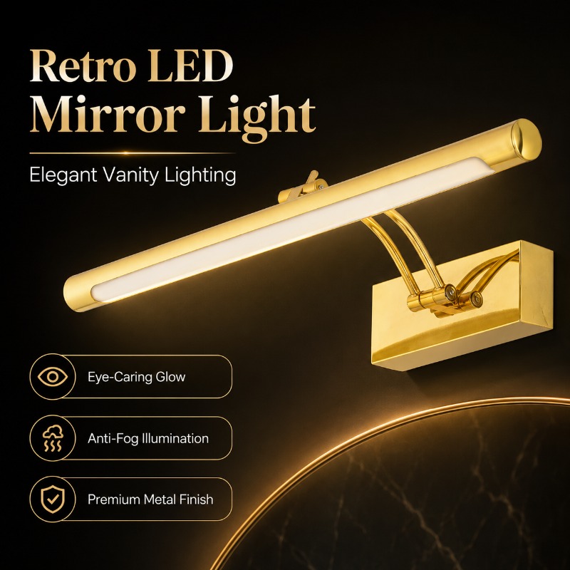 40cm 55cm 70cm Vintage LED Van - огляд і ціна Home Bathroom Vanity