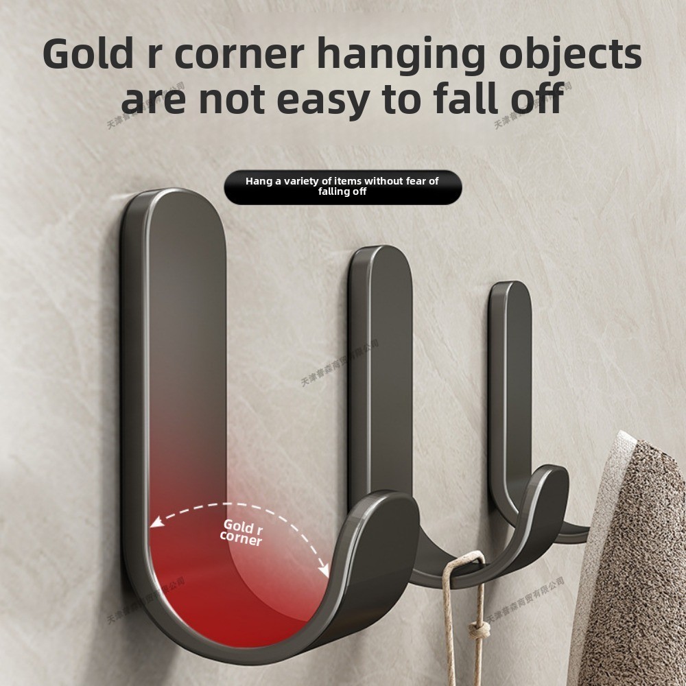 Punch-Free Adhesive Wall Hook  - огляд і ціна Robe Hook Adhesive