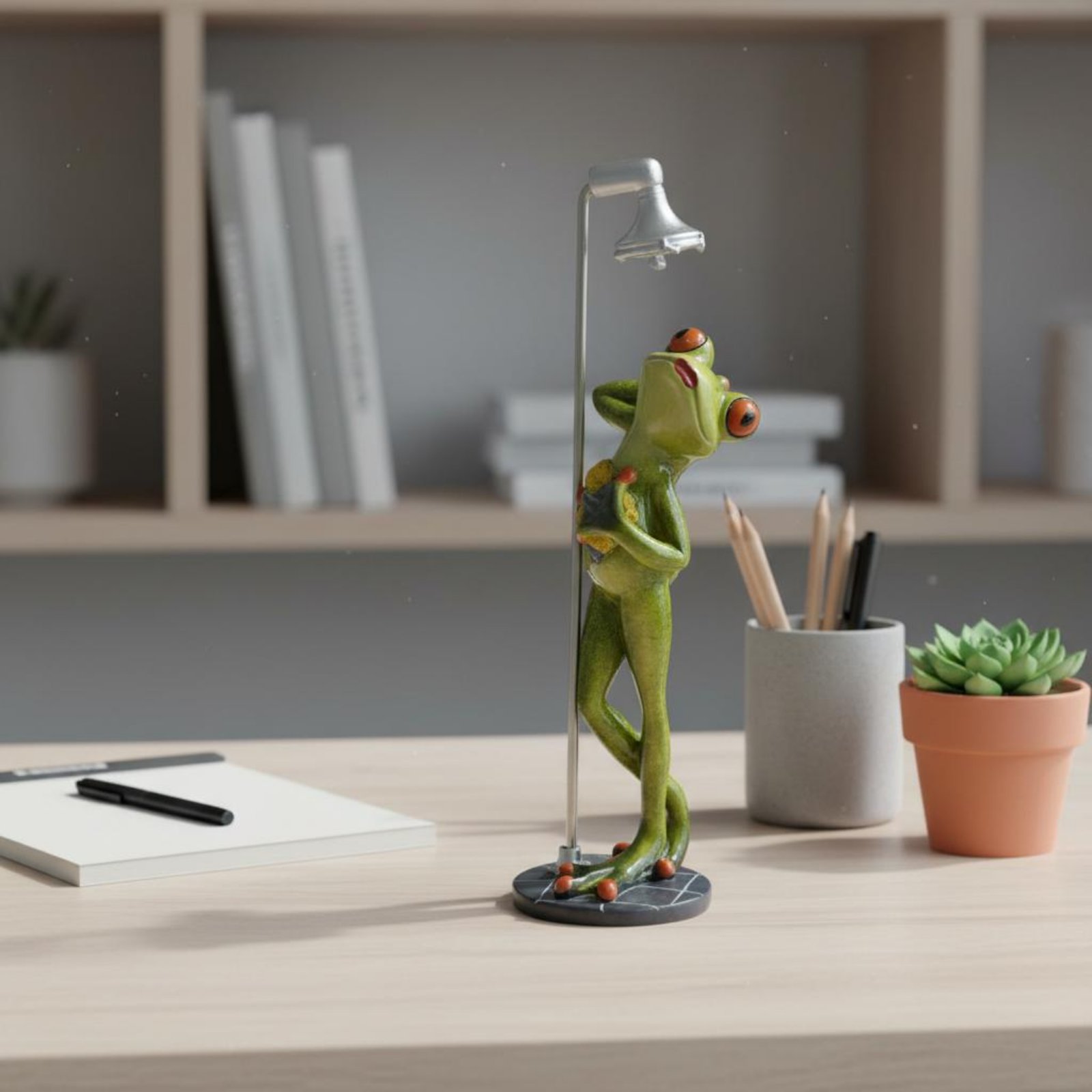 Showering Frog Figurine Great  - огляд і ціна Home Bath