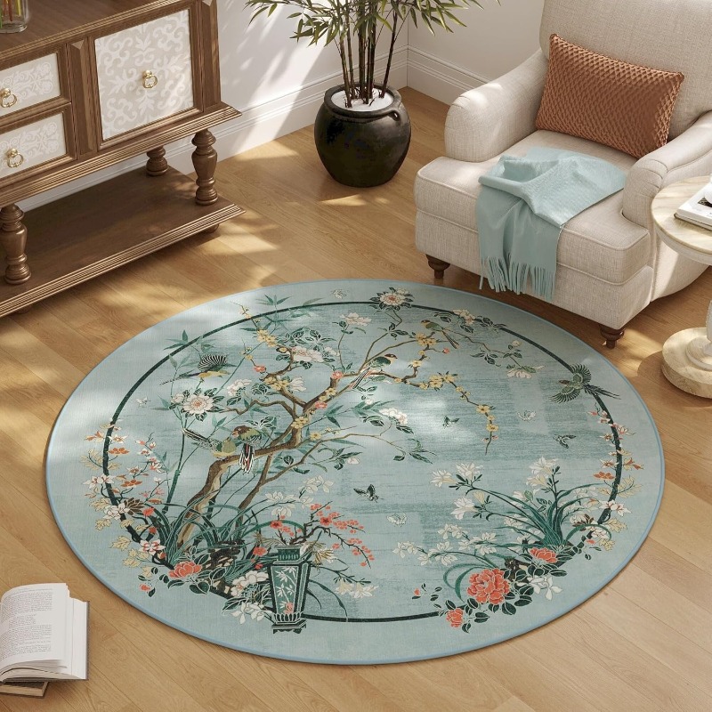 Chinese Floral Bird Pattern Ro - огляд і ціна Zara Home Bathroom Rug