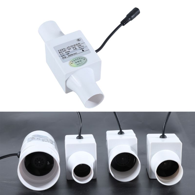 12V Quiet Inline Pipe Ventilat - огляд і ціна Home Bathroom Exhaust Fan