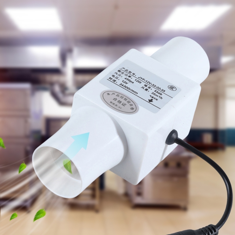 12V Quiet Inline Pipe Ventilat - огляд і ціна Home Bathroom Exhaust Fan
