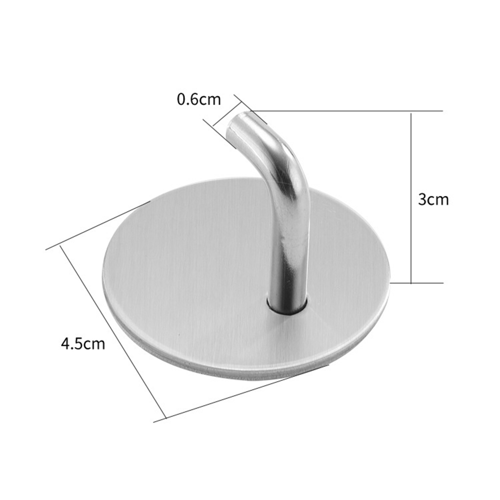 2Pc Black/white Stainless Stee - огляд і ціна Robe Hook Adhesive