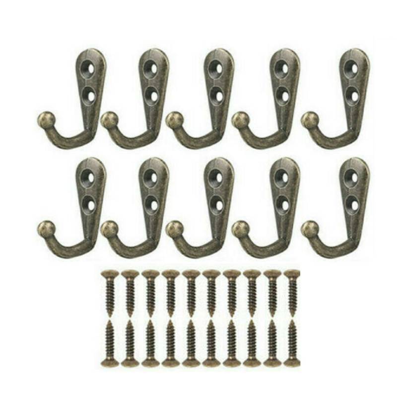 10Pcs Wall Mounted Coat Hanger - огляд і ціна Robe Hook Adhesive