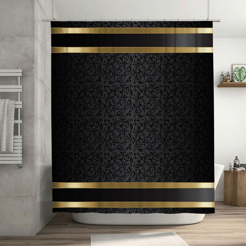Luxury Black & Gold Bathroom S - огляд і ціна Zara Home Bathroom Rug