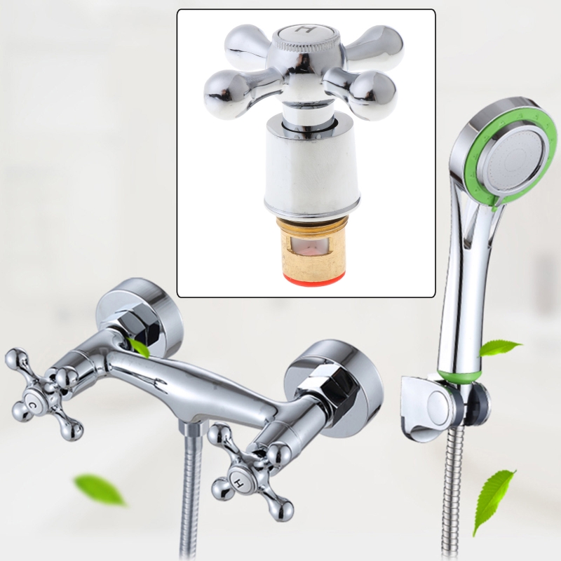 1Set Copper Cross Handle Bath  - огляд і ціна Home Bathroom Taps