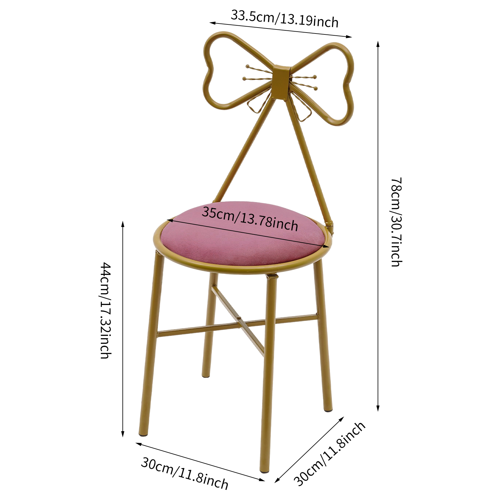 Pink Butterfly Backrest Vanity - огляд і ціна Home Bathroom Vanity
