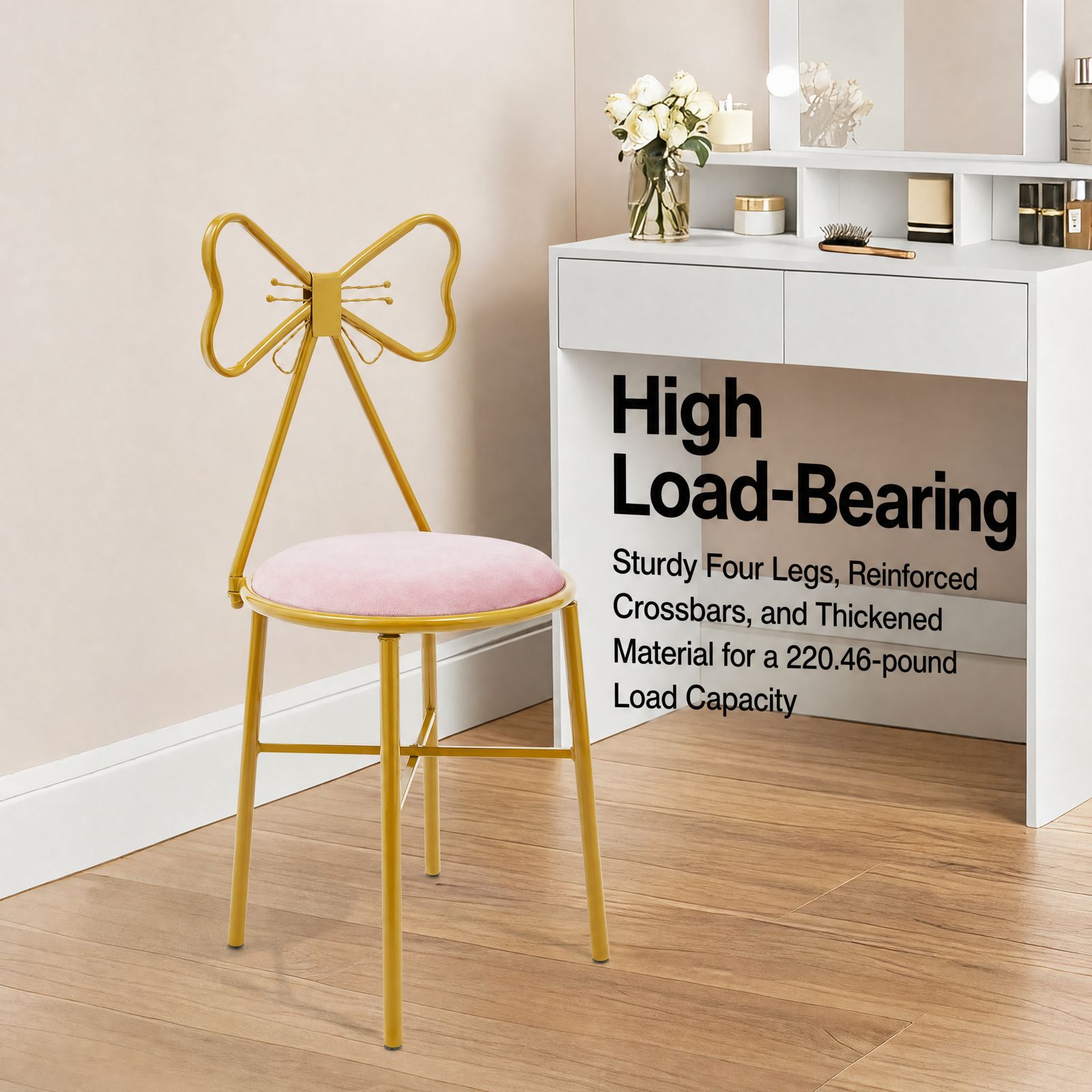 Pink Butterfly Backrest Vanity - огляд і ціна Home Bathroom Vanity