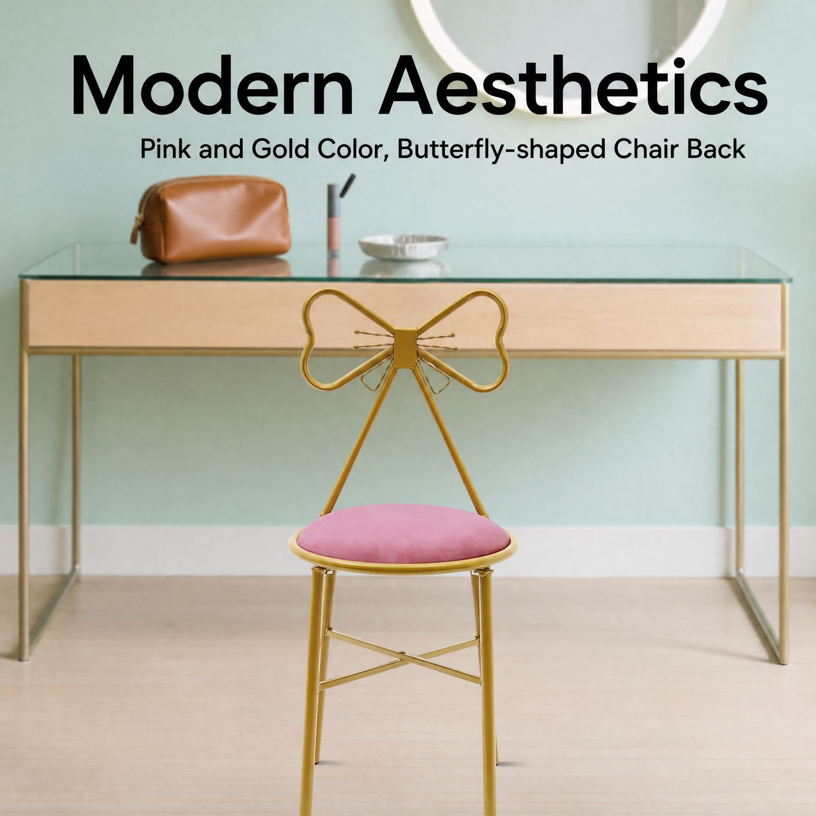 Pink Butterfly Backrest Vanity - огляд і ціна Home Bathroom Vanity