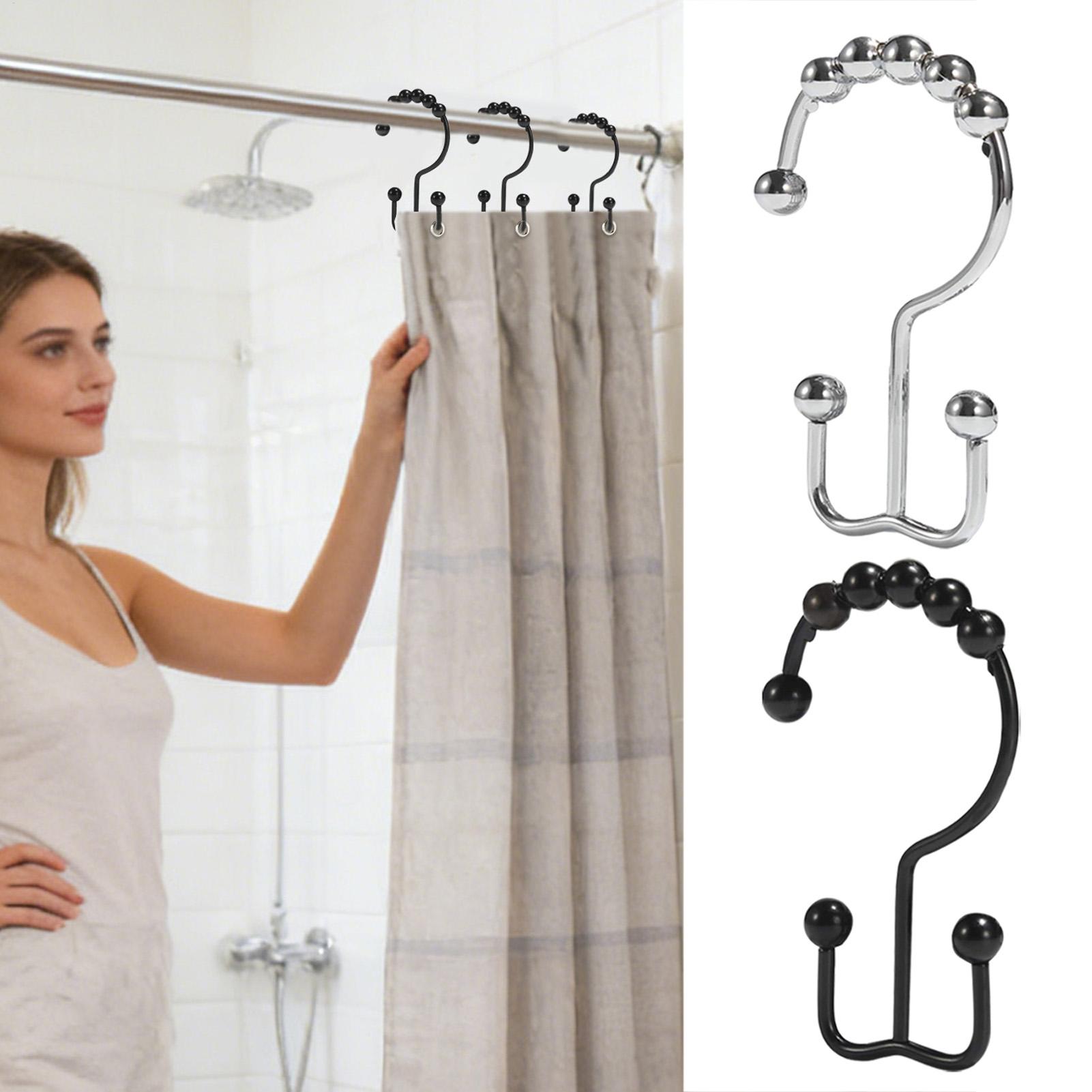Shower Liner Hooks 12 Pieces D - огляд і ціна Home Bathroom Window